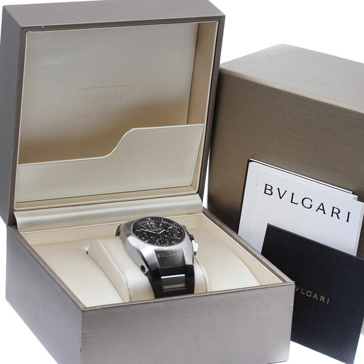 楽天市場】ブルガリ BVLGARI EG40SCH エルゴン クロノグラフ 自動巻き 