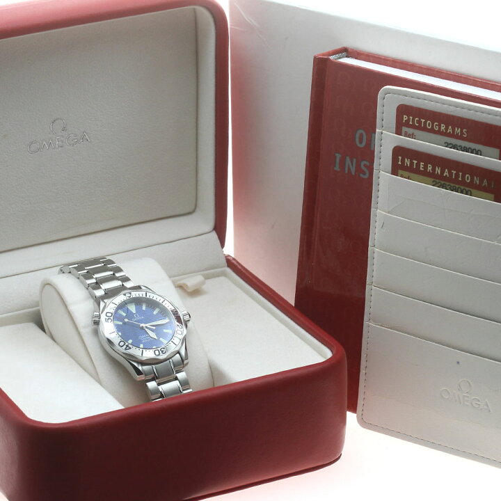 楽天市場】オメガ OMEGA 2263.80 シーマスター300 デイト クォーツ 