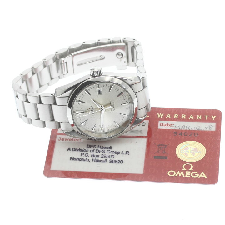 楽天市場】オメガ OMEGA 2518.30 シーマスター アクアテラ デイト 