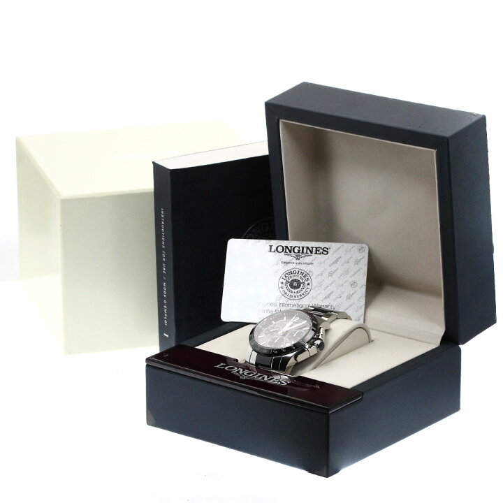 楽天市場】ロンジン LONGINES L2.744.4 コンクエスト クロノグラフ  