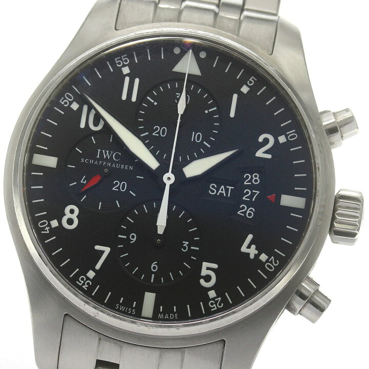 楽天市場】IWC IWC SCHAFFHAUSEN IW377704 パイロットウォッチ クロノ  