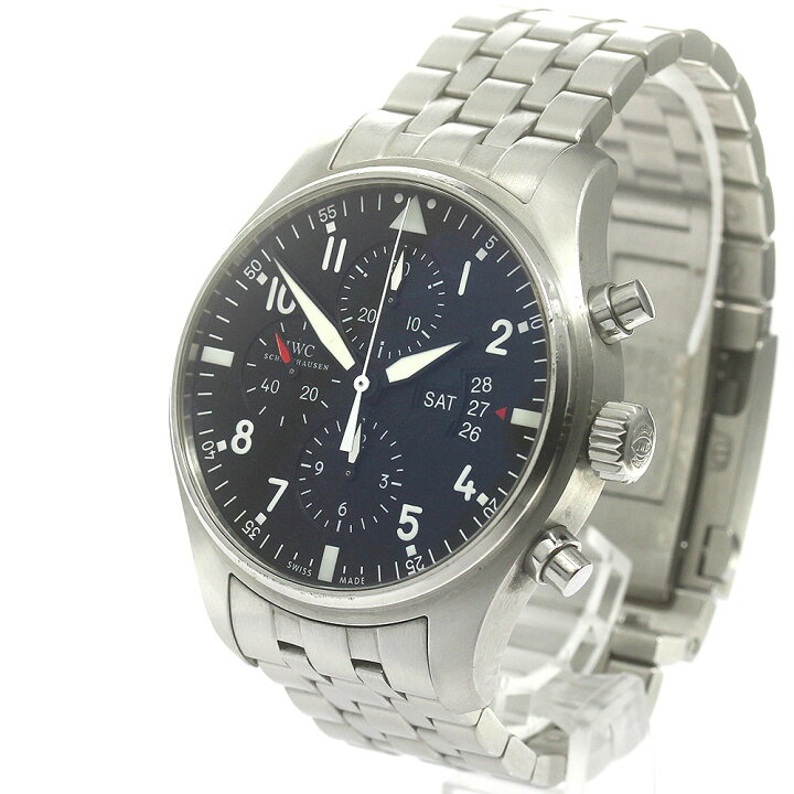 楽天市場】IWC IWC SCHAFFHAUSEN IW377704 パイロットウォッチ クロノ  