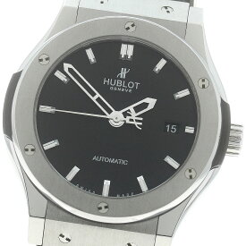 ウブロ HUBLOT 542.NX.1170.LR クラシックフュージョン デイト 自動巻き メンズ 保証書付き_867422【中古】