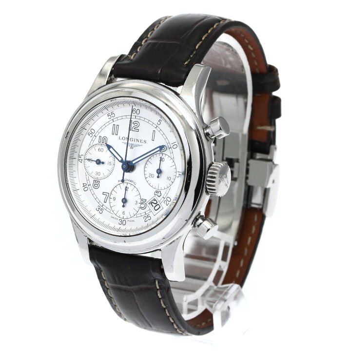 楽天市場】ロンジン LONGINES L2.745.4 ヘリテージ 1951 デイト クロノ  