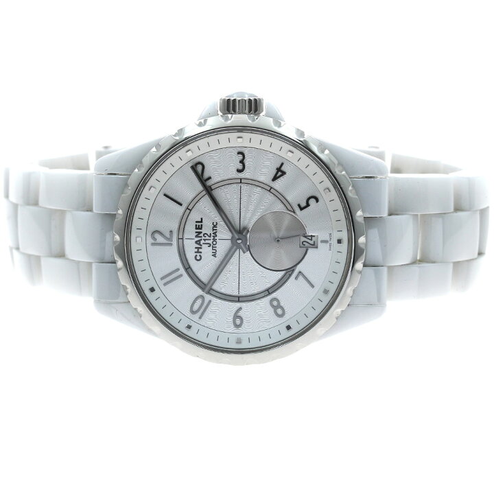 楽天市場】シャネル CHANEL H3837 J12 白セラミック 自動巻き ボーイズ  