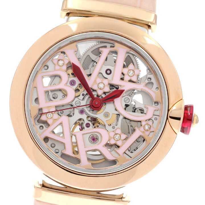 楽天市場】ブルガリ BVLGARI LUP33SG ルチェア スケルトン K18PGベゼル  