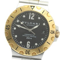 楽天市場】ブルガリ ディアゴノ スクーバ SD38S ラバー 自動巻き  