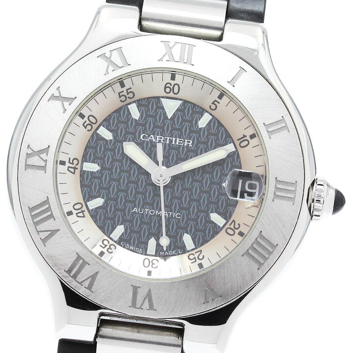 楽天市場】カルティエ CARTIER W10147U2 マスト21 オートスカフ デイト  