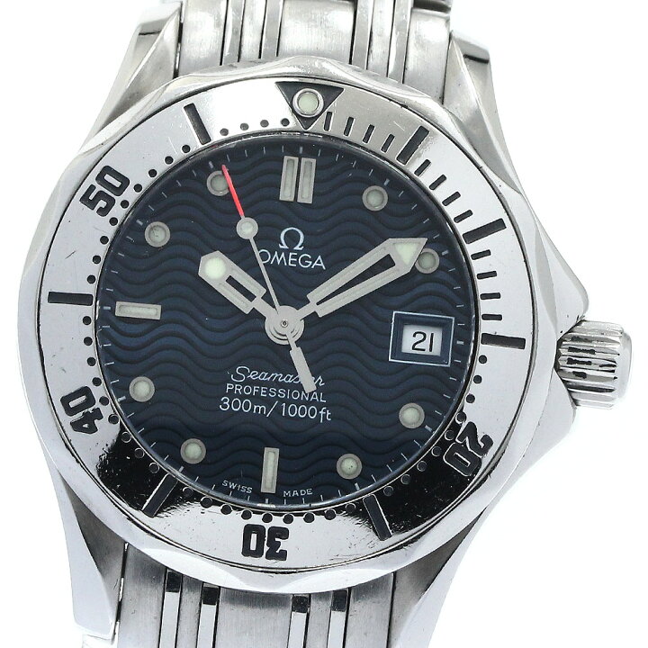 楽天市場】オメガ OMEGA 2582.80 シーマスター300 デイト クォーツ  