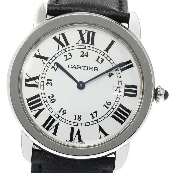 楽天市場】カルティエ CARTIER ロンドソロ ドゥ カルティエ デイト  