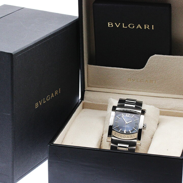 楽天市場】ブルガリ BVLGARI AA44S アショーマ デイト 自動巻き メンズ 
