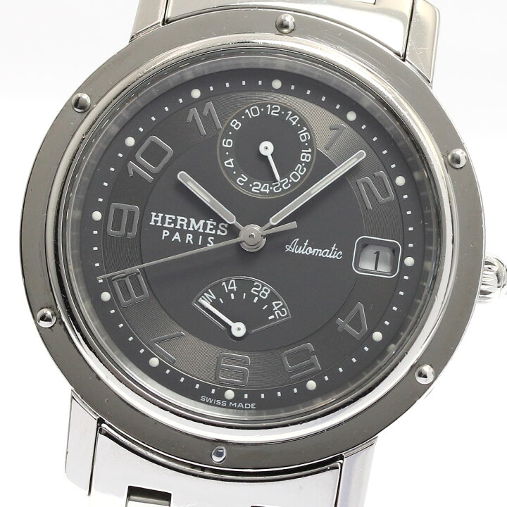 楽天市場】訳あり エルメス HERMES CL2.810 クリッパー パワーリザーブ  