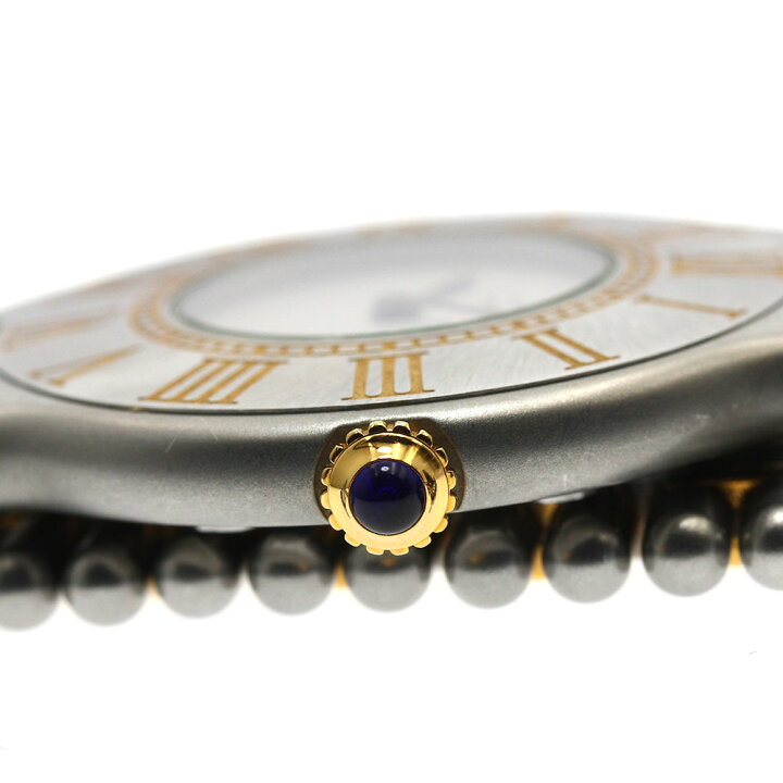 楽天市場】カルティエ CARTIER W10050F4 マスト21 LM クォーツ メンズ  