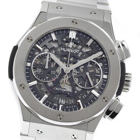ウブロ HUBLOT 528.NX.0170.NX クラシックフュージョン アエロフュージョン クロノグラフ チタニウム 自動巻き メンズ 良品 _885045【中古】