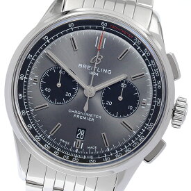 ブライトリング BREITLING AB0118 プレミエ B01 クロノグラフ 自動巻き メンズ 良品 内箱・保証書付き_885874【中古】