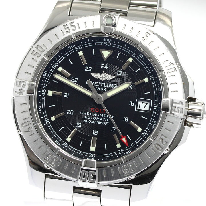 楽天市場】ブライトリング BREITLING A17380 コルト デイト 自動巻き 