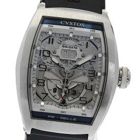 クストス CVSTOS リベル ツインタイム デイト 自動巻き メンズ _890293【ev15】【中古】
