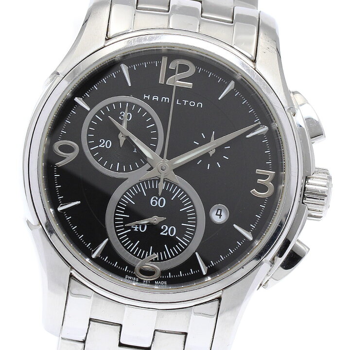 楽天市場】ハミルトン HAMILTON H326120 ジャズマスター クロノグラフ  