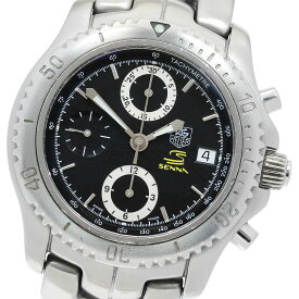 タグホイヤー TAG HEUER CT5114 リンク アイルトン・セナ クロノグラフ 自動巻き メンズ _887426【ev15】【中古】