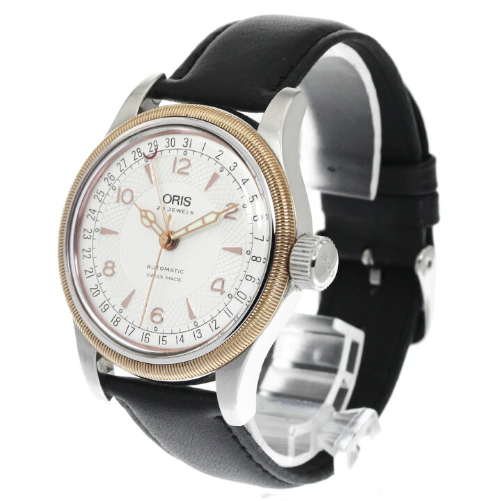 楽天市場】オリス ORIS 7543 ポインターデイト ビッククラウン 自動  