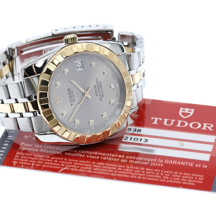 楽天市場】チュードル TUDOR 21013 クラシックデイト YGコンビ 10P 