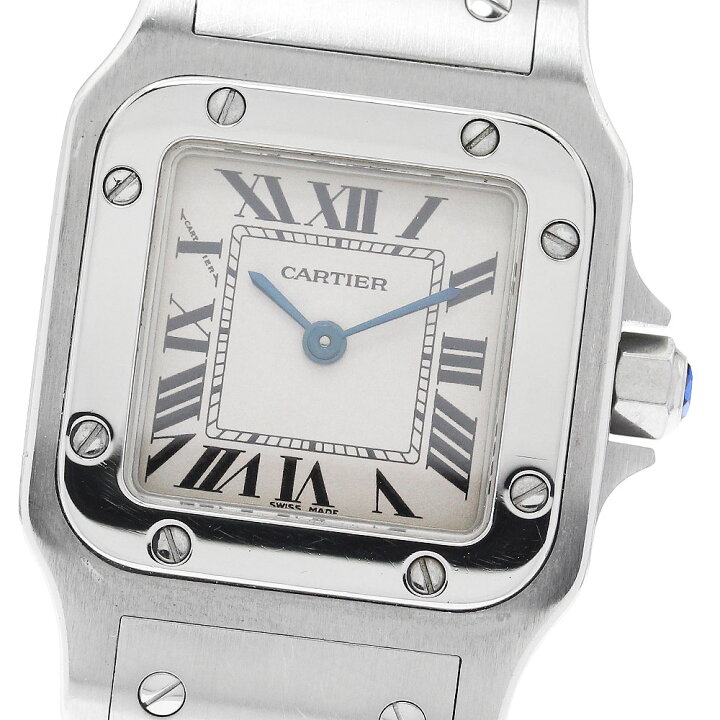 楽天市場】カルティエ CARTIER W20056D6 サントスガルベSM クォーツ  