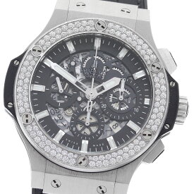 ウブロ HUBLOT 311.SX.1170.GR.1104 ビッグバン アエロバン クロノグラフ ダイヤベゼル 自動巻き メンズ _888704【中古】