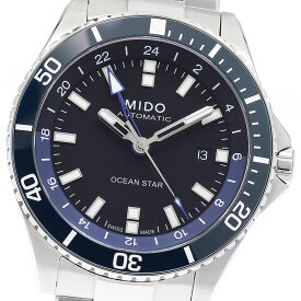 ミドー MIDO M026.629.17.051.00 オーシャンスター GMT デイト 自動巻き メンズ 箱・保証書付き_896012【中古】