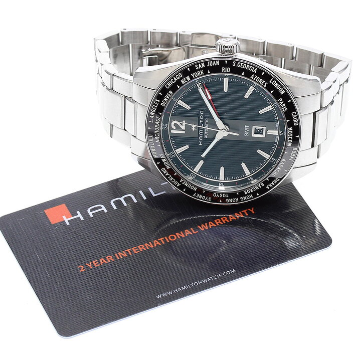 楽天市場】ハミルトン HAMILTON H437250 ブロードウェイ GMT 世界限定  
