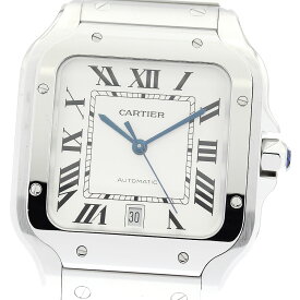 カルティエ CARTIER WSSA0009 サントス ドゥ カルティエ LM デイト 自動巻き メンズ _896064【中古】