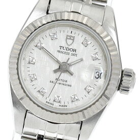 チュードル TUDOR 92514 プリンセスデイト 10Pダイヤ 自動巻き レディース _899199【ev10】【中古】
