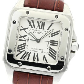カルティエ CARTIER W20076X8 サントスガルべ LM 自動巻き メンズ 良品 _891732【中古】