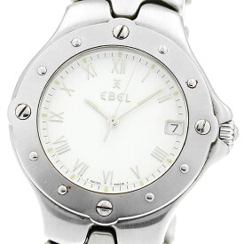 エベル EBEL E9187631 スポーツウェーブ デイト クォーツ メンズ _871626【ev15】【中古】