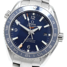 オメガ OMEGA 232.90.44.22.03.001 シーマスター プラネットオーシャン GMT コーアクシャル デイト 自動巻き メンズ 良品 保証書付_895539【中古】