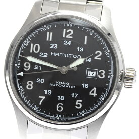 ハミルトン HAMILTON H706250 カーキ フィールド シースルーバック 自動巻き メンズ _904687【中古】