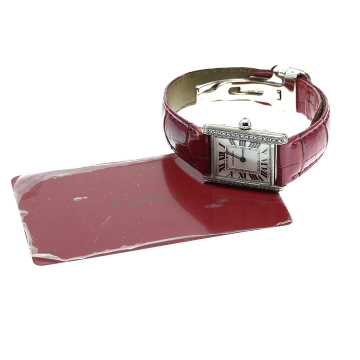 楽天市場】カルティエ CARTIER WJTA0011 タンク ルイ SM K18WG サイド 