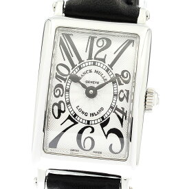 フランクミュラー FRANCK MULLER 802QZ ロングアイランド クォーツ レディース 美品 箱・保証書付き_910067【中古】