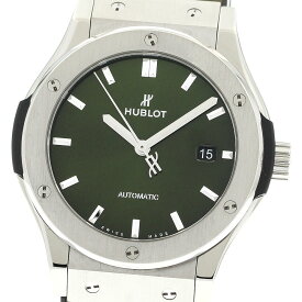 ウブロ HUBLOT 542.NX.8970.LR クラシックフュージョン デイト 自動巻き メンズ 極美品 箱付き_910151【中古】