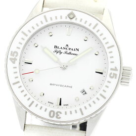 ブランパン Blancpain 5100-1127-W52A フィフティ ファゾムス バチスカーフ デイト 自動巻き メンズ _910125【中古】
