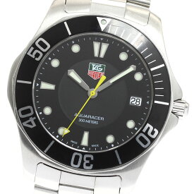 タグホイヤー TAG HEUER WAB1110 アクアレーサー デイト クォーツ メンズ _913644【中古】