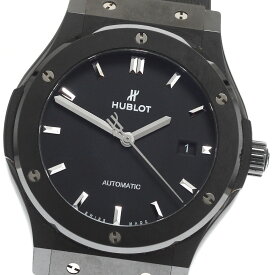 ウブロ HUBLOT 542.CM.1171.RX クラシック フュージョン ブラックマジック デイト 自動巻き メンズ 保証書付き_914485【中古】