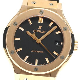 ウブロ HUBLOT 565.OX.1181.LR クラシック・フュージョン K18PG デイト 自動巻き メンズ 箱・保証書付き_912252【中古】