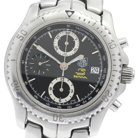 タグホイヤー TAG HEUER CT5114 リンク アイルトン・セナ クロノグラフ 自動巻き メンズ _913627【ev15】【中古】
