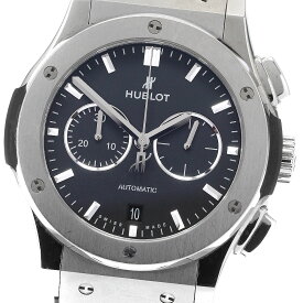 ウブロ HUBLOT 541.NX.1171.LR クラシック フュージョン クロノグラフ デイト 自動巻き メンズ 保証書付き_915287【中古】
