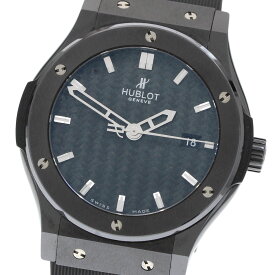 ウブロ HUBLOT 542.CM.1770.RX クラシックフュージョン ブラックマジック 自動巻き メンズ 良品 保証書付き_920552【中古】