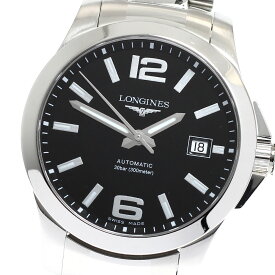 ロンジン LONGINES L3.676.4 コンクエスト デイト 自動巻き メンズ _919484【中古】