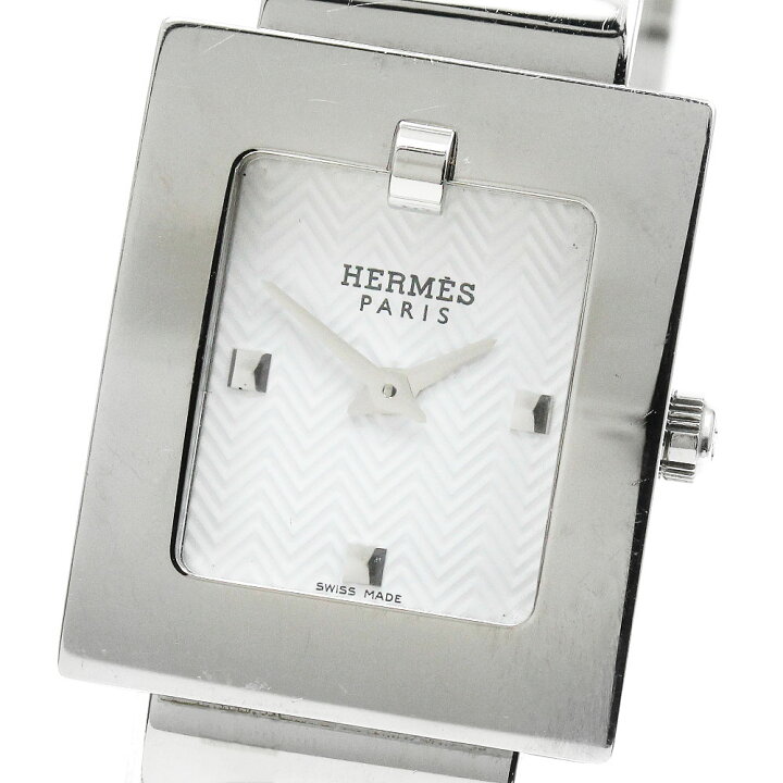 楽天市場】エルメス HERMES BE1.110 ベルトウォッチ クォーツ 