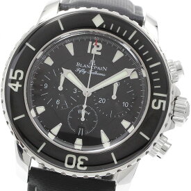 ブランパン Blancpain 5085F-1130-52A フィフティ・ファゾムス フライバック クロノグラフ 自動巻き メンズ 美品 保証書付き_930958【中古】