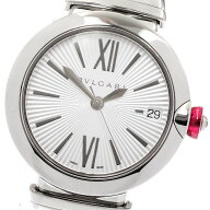 ブルガリ BVLGARI LU33S ルチェア デイト 自動巻き レディース 箱付き_931808【ev15】【中古】