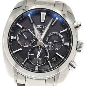 セイコー SEIKO SBXC021/5X53-0AJ0 アストロン クロノグラフ ソーラー電波 メンズ 保証書付き_939765【ev10】【中古】